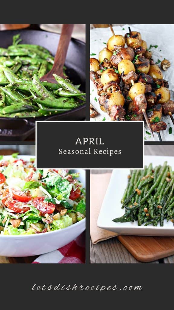 In Season Recipes: April
