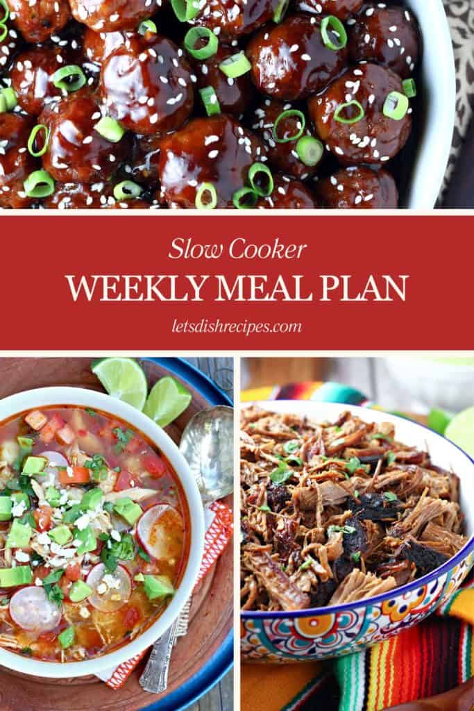 Slow Cooker Meal Plan