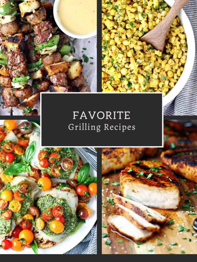 Favorite Grilling Recipes Collage