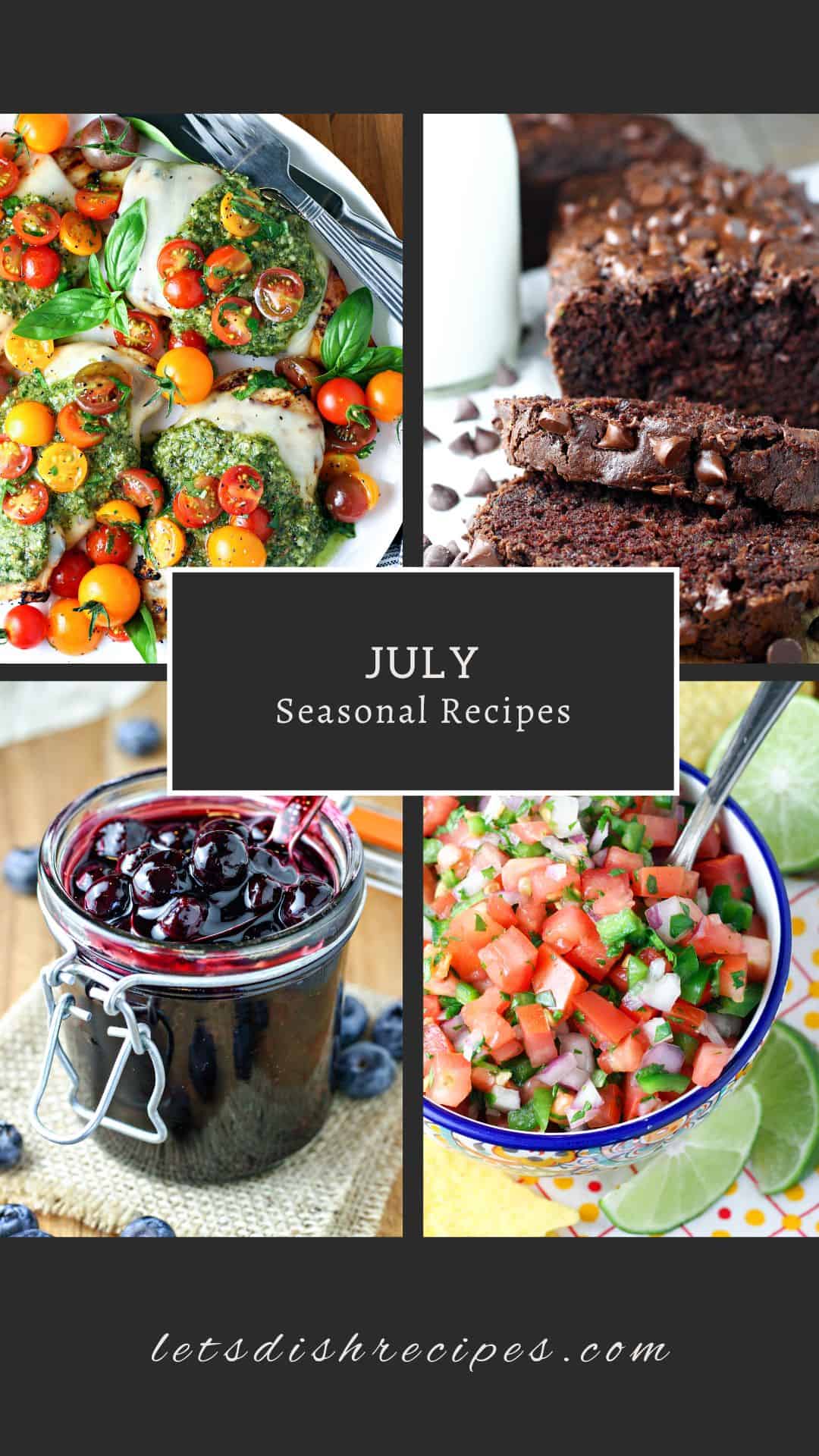 July Seasonal Recipes