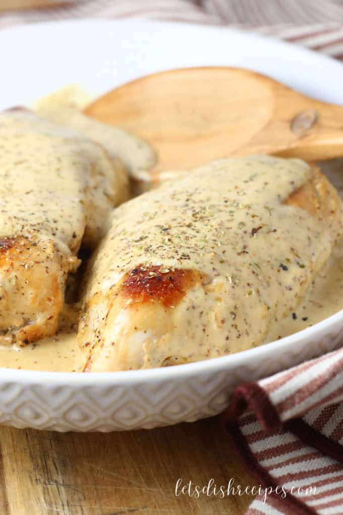 Chicken with Mustard Cream Sauce