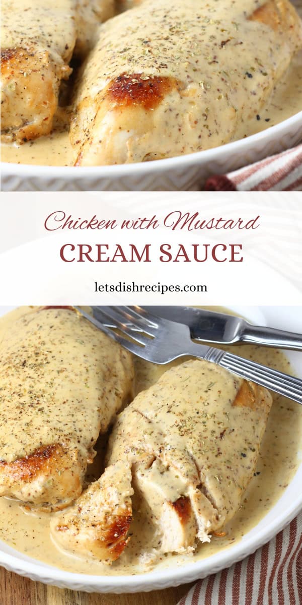 Chicken with Mustard Cream Sauce