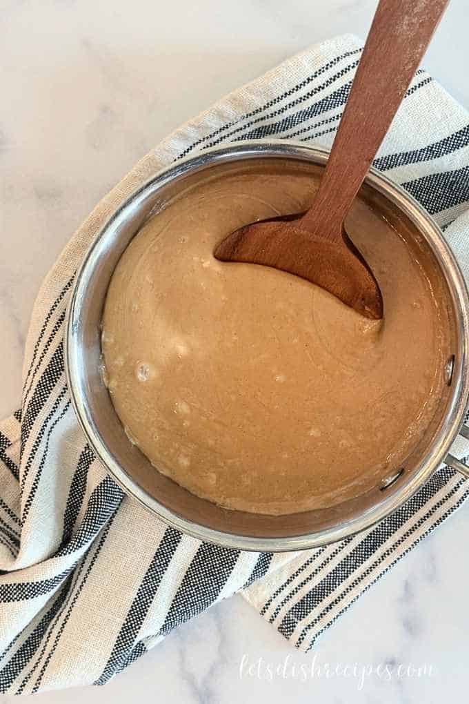 Scotcharoos cooked peanut butter sauce