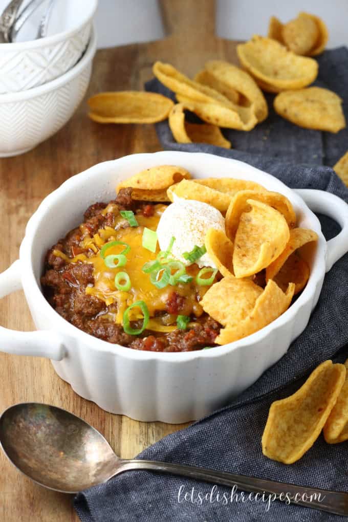 All Meat Slow Cooker Chili 