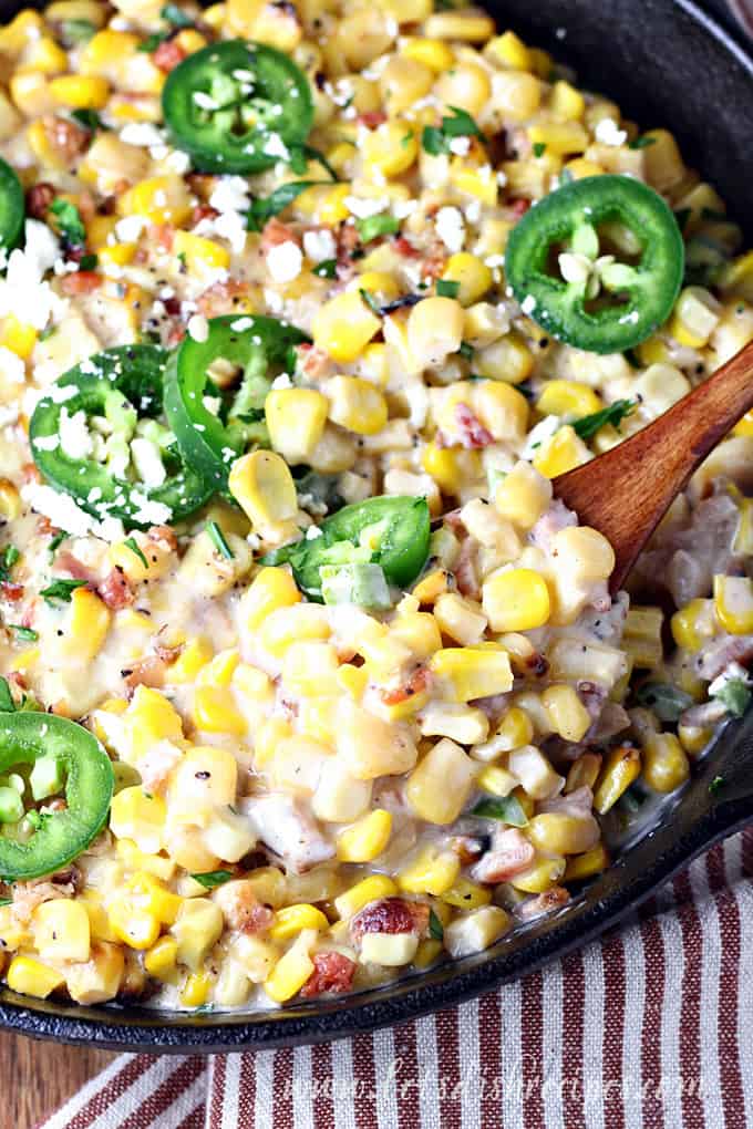 Jalapeno Bacon Creamed Corn